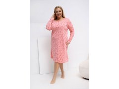 Noční košile plus size model 223301 Forever Pink 1