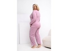 Pohodlná pyžama pro plnoštíhlé model 223304 Forever Pink 1