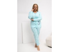 Pohodlná pyžama pro plnoštíhlé model 223306 Forever Pink 1