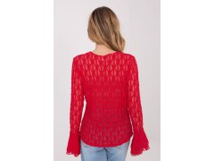 Hedvábná blůza s&nbsp;krajkou model 223405 Italy Moda 2