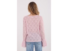 Hedvábná blůza s&nbsp;krajkou model 223407 Italy Moda 2