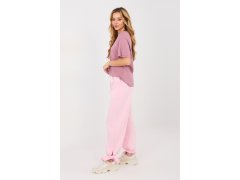 Teplákové kalhoty s vysokým pasem model 223470 Italy Moda 1