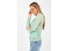 Hedvábná blůza s krajkou model 223839 Rue Paris 2