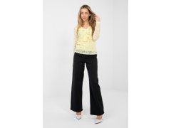 Hedvábná blůza s krajkou model 223840 Rue Paris 1