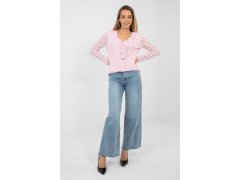 Hedvábná blůza s&nbsp;krajkou model 223841 Rue Paris 1
