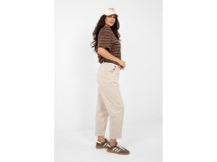 Manšestrové kalhoty s vysokým pasem model 224053 Italy Moda 1