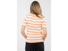 Svetr s krátkým rukávem s proužky model 224321 Factory Price 2