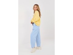 Manšestrové kalhoty s vysokým pasem model 224381 Italy Moda 2