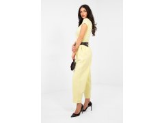 Manšestrové kalhoty s vysokým pasem model 224382 Italy Moda 2