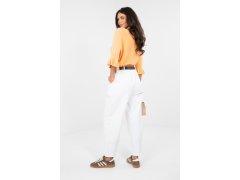 Manšestrové kalhoty s&nbsp;vysokým pasem model 224384 Italy Moda 2