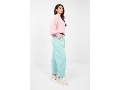 Manšestrové kalhoty s&nbsp;vysokým pasem model 224385 Italy Moda 1