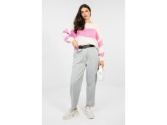 Teplákové kalhoty s vysokým pasem model 224387 Italy Moda 2