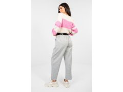 Teplákové kalhoty s vysokým pasem model 224387 Italy Moda 3
