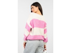 Svetr s proužky model 224390 Italy Moda 2