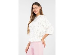 Mikina s květinovým vzorem model 224831 Italy Moda 3