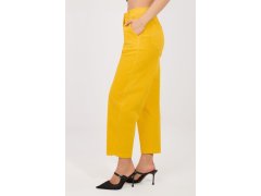 Manšestrové kalhoty s vysokým pasem model 225085 Rue Paris 1