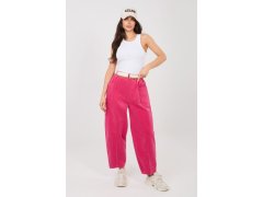 Manšestrové kalhoty s vysokým pasem model 225095 Rue Paris 2