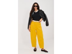 Manšestrové kalhoty s vysokým pasem model 225096 Rue Paris 2