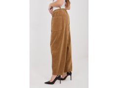 Manšestrové kalhoty s vysokým pasem model 225424 Rue Paris 1