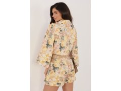Kraťasy s sukňovou dolní částí s květinovým vzorem model 226220 Italy Moda 2