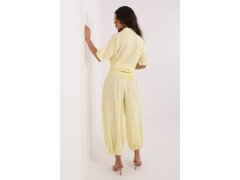 Manšestrové kalhoty s vysokým pasem model 226226 Italy Moda 2