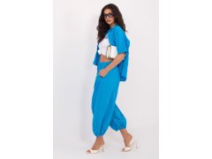Manšestrové kalhoty s&nbsp;vysokým pasem model 226231 Italy Moda 1