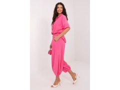 Manšestrové kalhoty s vysokým pasem model 226232 Italy Moda 1