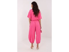 Manšestrové kalhoty s vysokým pasem model 226232 Italy Moda 2