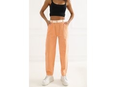 Manšestrové kalhoty s vysokým pasem model 226458 Italy Moda 3