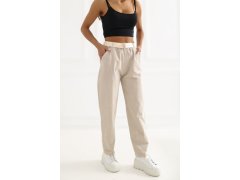Manšestrové kalhoty s vysokým pasem model 226459 Italy Moda 1