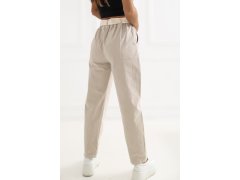 Manšestrové kalhoty s vysokým pasem model 226459 Italy Moda 2