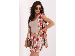Kraťasy s sukňovou dolní částí s květinovým vzorem model 226630 Italy Moda 1