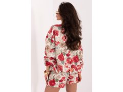 Bunda s květinovým vzorem model 226637 Italy Moda 2
