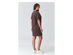 Dámské šaty oversize model 226890 Makadamia 2