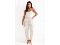 Manšestrové kalhoty s vysokým pasem model 226967 Rue Paris 3
