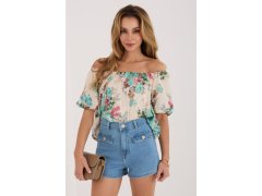 Halenka s květinovým vzorem model 228429 Italy Moda 1