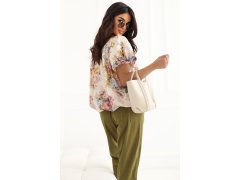 Halenka s květinovým vzorem model 228431 Italy Moda 2