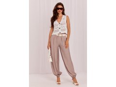 Dámské kalhoty s vysokým pasem model 229380 Rue Paris 3