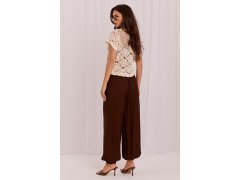 Dámské kalhoty s vysokým pasem model 229382 Rue Paris 2