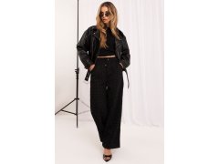 Teplákové kalhoty s&nbsp;vysokým pasem model 230885 Italy Moda 1