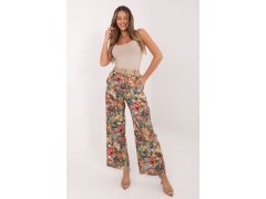 Dámské kalhoty s květinovým vzorem model 231253 Rue Paris 3