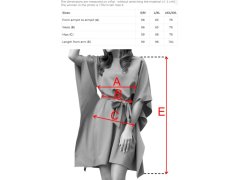 SOFIA - Dámské motýlkové šaty v medové barvě 287-1 8