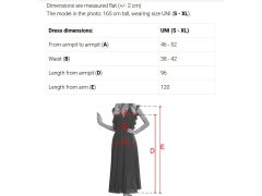 596-3 Elegantní midi košilka se zlatými knoflíky a páskem - ČERNÁ 8
