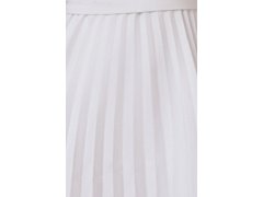 311-20 LILA Plisované šaty s&nbsp;krátkými rukávy a&nbsp;páskem - ŠEDÉ 7