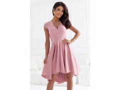 300-7 PATRICIA elegantní šaty s&nbsp;delšími zády a&nbsp;šněrovacím výstřihem - BRUCE ROSE 1