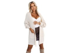 625-1 Cardigan - svetr s&nbsp;kapsami - béžová barva 1