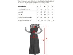 675-1 Midi šaty Blinky s obálkovým výstřihem a brokátovými třpytkami - modré 8
