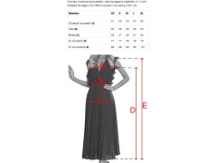 479-16 NINA – elegantní šaty s výstřihem do V, rukávy a páskem – tmavě béžové s brokátem 2