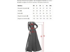 643-8 Elegantní večerní maxi šaty s rozparkem a růžemi – chrpa 2