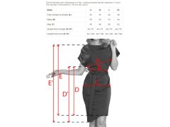 240-11 ROXI pohodlné šaty s asymetrickou sukní a páskem – vínová 8